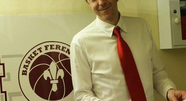 Il coach del Ferentino Ansaloni