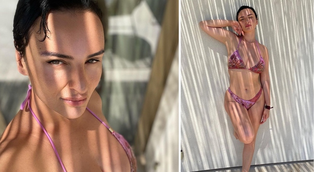 Arisa, la foto senza trucco in bikini rosa scatena i fan: «Finalmente una vera che non usa filtri»