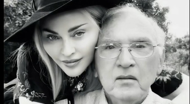 Madonna e il padre Silvio Anthony Ciccone (Instagram)
