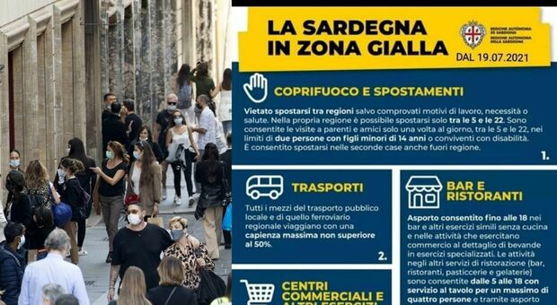 «Sardegna zona gialla da lunedì», ma il manifesto è fake: panico e confusione sui social
