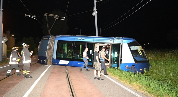 Uno degli incidenti in cui è incappato il tram a Padova