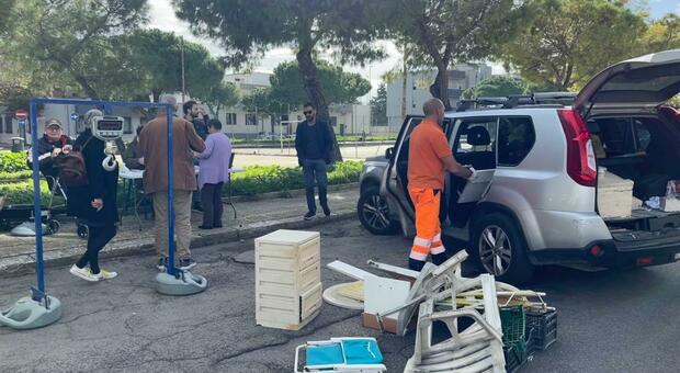 Ingombranti, a Lecce raccolti più di 500 chili di rifiuti nella prima giornata