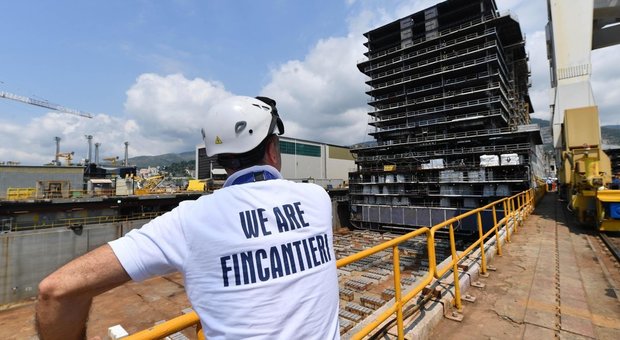 Fincantieri, stop alla Cig: gli operai tornano al lavoro in sicurezza