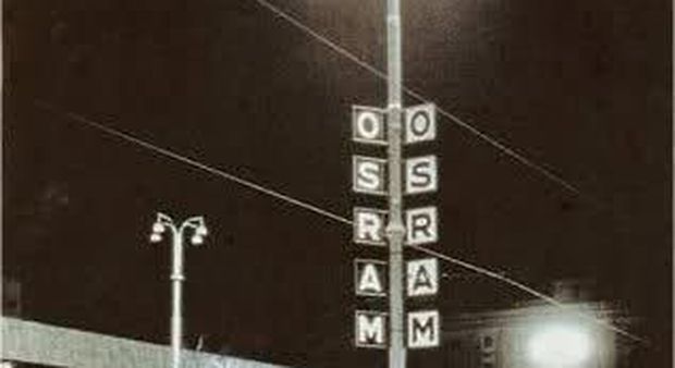 A Testaccio sbarca la lampada Osram: fu il simbolo di Roma negli anni '70