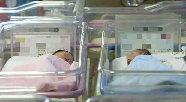 Chiara, Giulia e Filippo sono i primi nati nel 2023. I genitori festeggiano con i medici della clinica romana