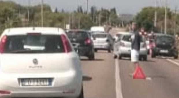 Tamponemento a catena a Porto Cesareo: coinvolte tre auto