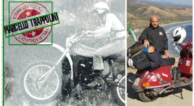 Marcello Trappolini, una vita su due ruote: «Ho girato il mondo con la mia Vespa»