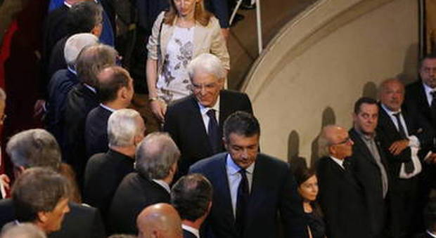 Il presidente Mattarella al Teatro Olimpico di Vicenza