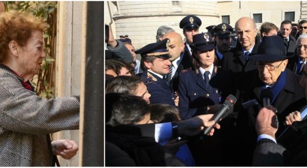Clio Napolitano a Monti e Giorgio Napolitano