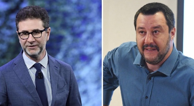 Fazio-Salvini, lite sullo sgombero del Cara: «Disumano». «Milionario, ha perso contatto con realtà»