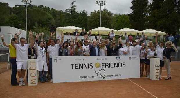 Tennis & Friends, sabato 10 e domenica 11 ​sport, vip e prevenzione al Foro Italico