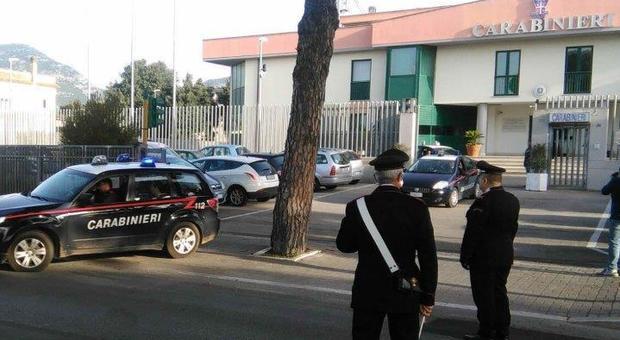 La caserma carabinieri di Terracina