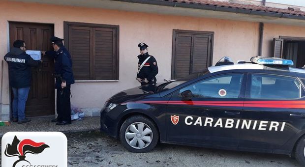L'intervento dei carabinieri a marzo