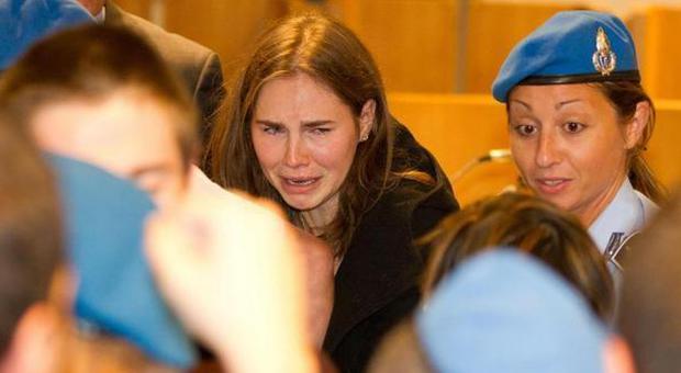 Meredith, Amanda Knox in lacrime davanti ai suoi avvocati: "Io come Alice fuori dal Paese delle meraviglie"