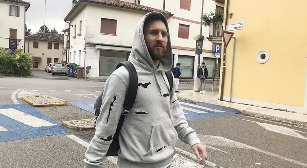 Lionel Messi, il fuoriclasse argentino, pizzicato in riva al Livenza