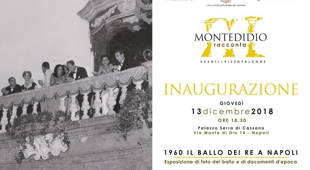 «Montedidio racconta»: si apre con «Il ballo dei re a Napoli» a Palazzo Serra di Cassano