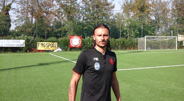 Matteo Federici che ha segnato oggi il gol della Valle del Tevere a Ciampino
