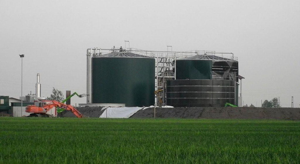 Una centrale a biogas in Polesine