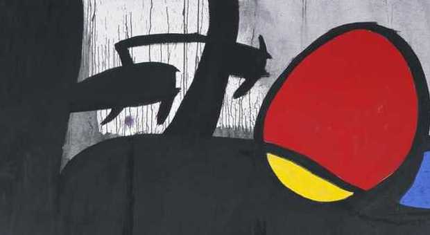​«Soli di notte»: le ultime opere di Joan Miró in mostra in Friuli