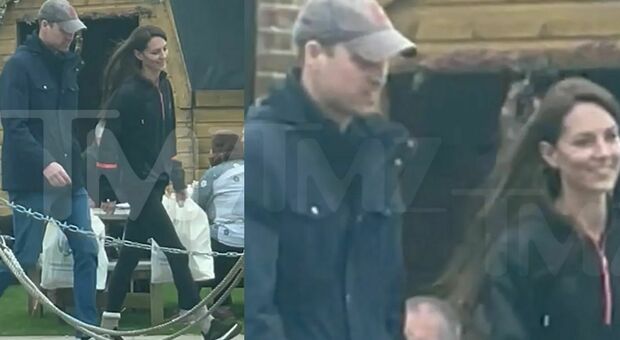 Kate Middleton, ecco le immagini della spesa al supermercato con William. «Serena, rilassata e in salute»