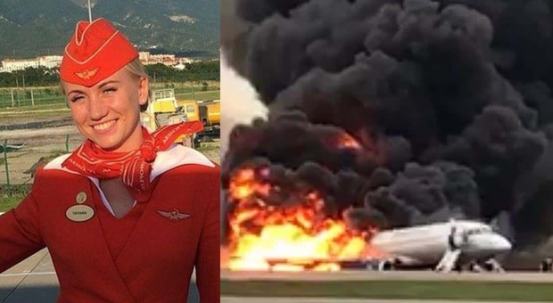La hostess sul volo in fiamme a Mosca: «Così ho salvato i passeggeri»