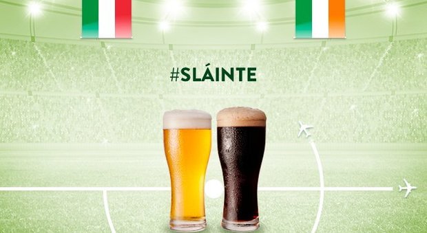 Italia-Irlanda, il match su Twitter fra Alitalia e Aer Lingus e il brindisi virtuale con i "cugini" irlandesi