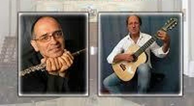 Tito Ciccarese, flauto, e Massimo Agostinelli, chitarra