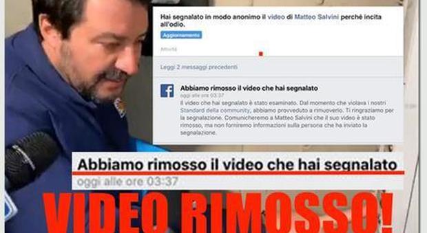 Salvini al citofono, il legale del ragazzo: «Fb ha rimosso il video»