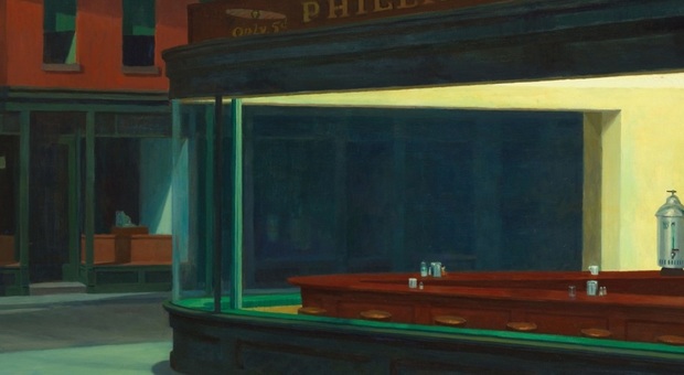 Hopper senza i suoi nottambuli. E' #artepidemia, la campagna virale del pubblicitario Riccardo Pirrone