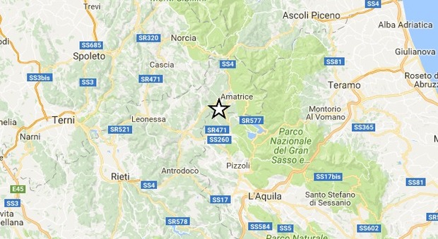 Terremoto, sei scosse nella notte in Centro Italia: la più forte nell'Aquilano