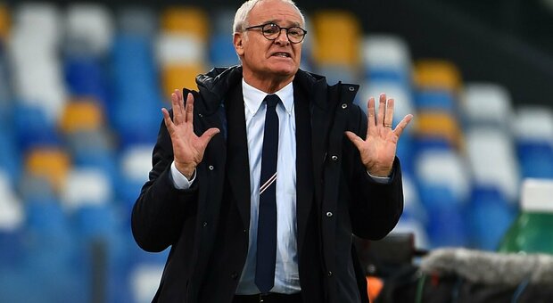 Sampdoria, il commento di Ranieri: «I cambi del Napoli ci hanno battuto»
