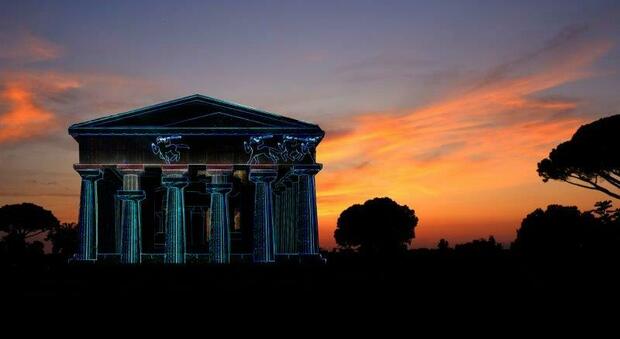 Paestum, «Glaukos» anima il tempio di Nettuno