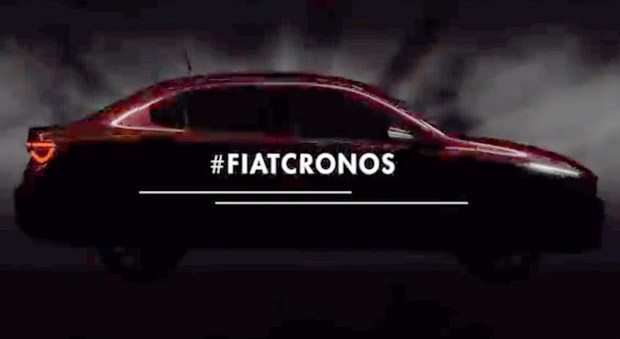 Un frame del breve filmato diffuso dalla Fiat riguardante la nuova Cronos
