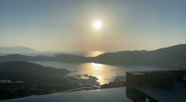 Grecia, il tramonto all'isola di Ios nelle Cicladi
