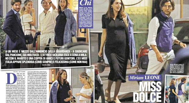 Miriam Leone si mostra per Milano con il pancione. Quando nasce il bimbo?
