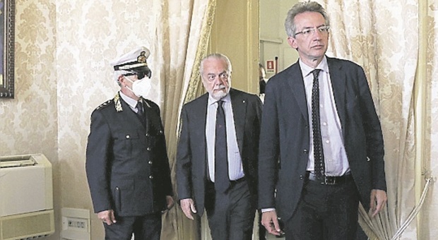 Gaetano Manfredi e Aurelio De Laurentiis