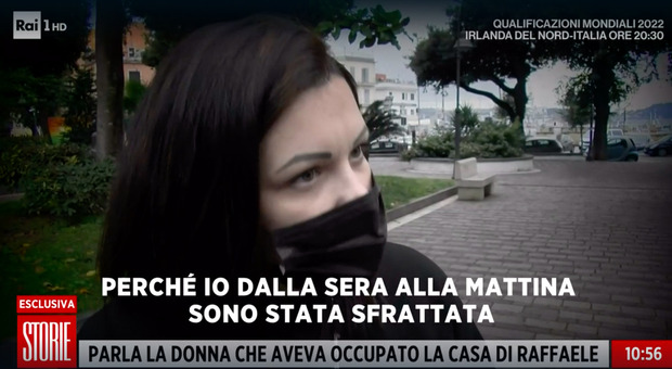 Storie Italiane, l'abusiva che ha aggredito la troupe chiede scusa: «Datemi una casa»