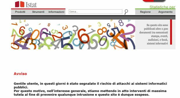 Istat sotto attacco hacker, il sito web torna visibile: ecco cosa sta succedendo