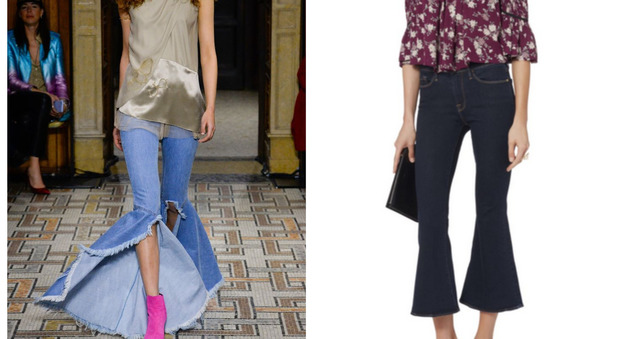 Moda, tutte pazze per i jeans a zampa: ecco come indossarli