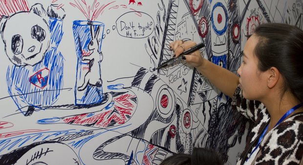 Red Bull Doodle Art: al Moleskine Cafè SALMO, LUCA BARCELLONA e MARCELLO ASCANI proclamano il finalista italiano