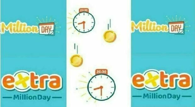 Caccia al milione di euro con Million Day e Million Day Extra: ecco i numeri vincenti dell'estrazione di oggi, giovedì 14 luglio