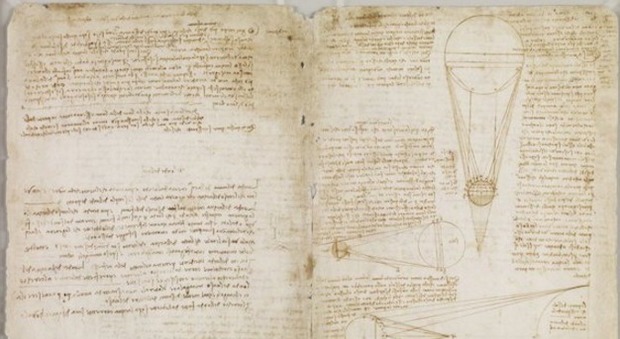 Il manoscritto di Da Vinci verrà esposto in occasione dei 500 anni dalla sua morte