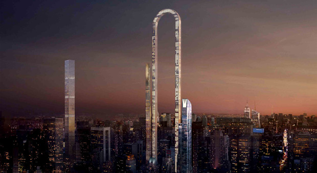 immagine Ecco The Big Bend, il grattacielo più “lungo” del mondo con gli ascensori da fantascienza