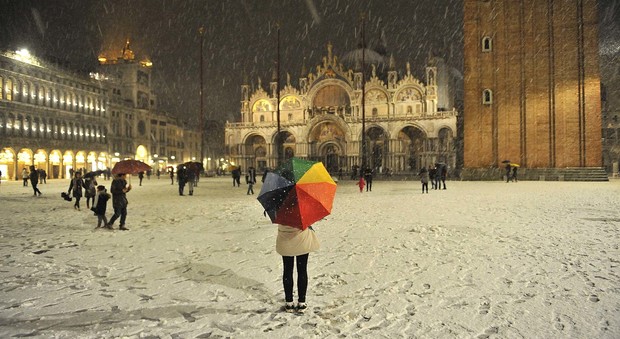 Neve a San Marco, Venezia