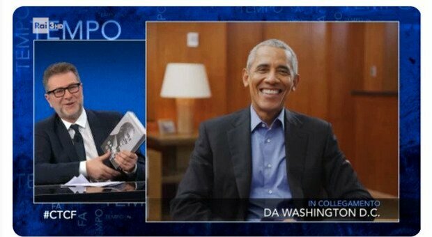 Ascolti Tv 7 febbraio 2021, su Rai3 Obama dà la carica a Fazio che cresce di 4 punti percentuali