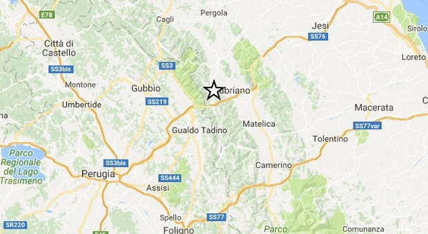 La terra trema ancora, scossa di magnitudo 3.2 a Fabriano