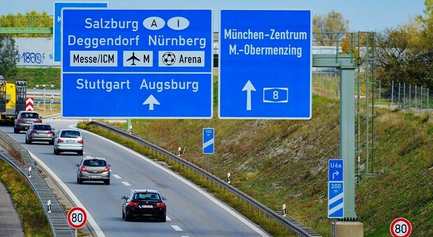 Un'autostrada tedesca