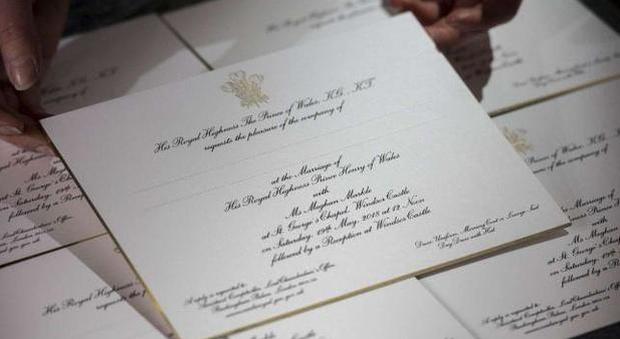 Matrimonio Harry-Meghan: ecco i preziosissimi inviti al royal wedding