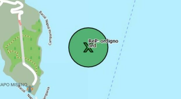 Allarme in mare: sub segnala 3 bombe al largo di Capo Miseno
