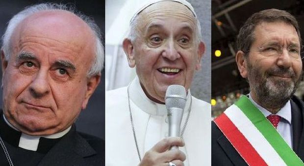 Caso Marino-Papa, il vescovo al finto Renzi: si è imbucato, l'ha fatto infuriare